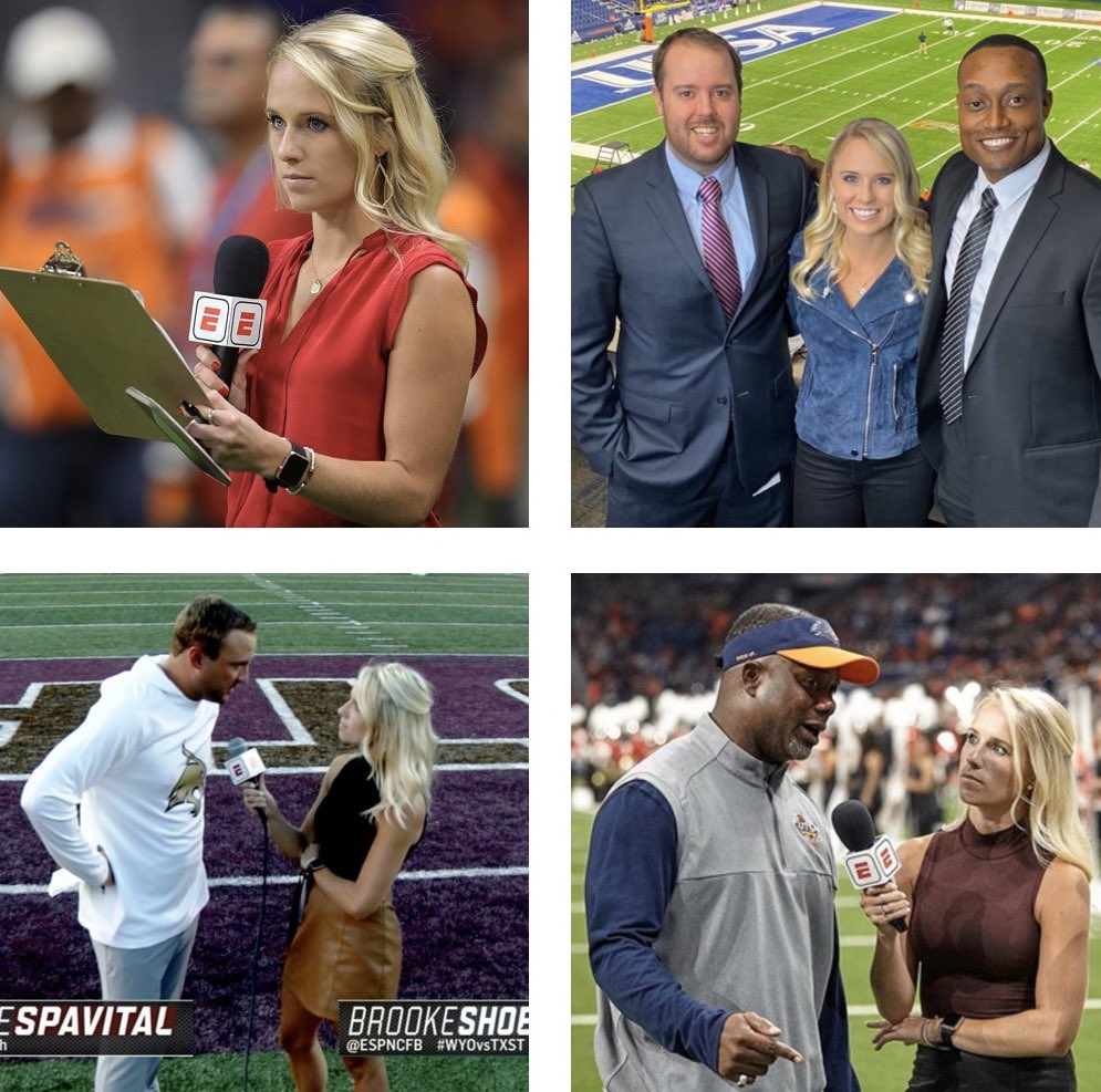 BrookeVizza's tweet photo. I was nominated by @BHaleigh to post a few pictures of myself working 🏈!  

I now nominate 🖤  @TorresAdrianaTV @JillJelnick and @MikeLefko https://t.co/PgXlluGxoJ