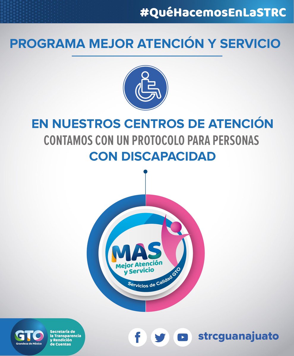 honestidadgente's tweet photo. #QuéHacemosEnLaSTRC A través del #ProgramaMAS, en los Centros de Atención generamos las condiciones para que las personas con discapacidad puedan acceder en igualdad de uso y beneficios a los trámites y servicios de @GobiernoGto en favor de un #GTOIncluyente ♿️
#EsoEsGrandeza https://t.co/ycd9e5wdV9