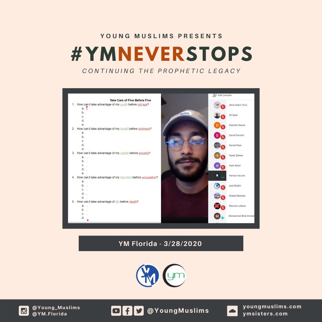 youngmuslims's tweet photo. Here’s a recap from some of our online neighbornets that happened this past weekend, including two you can check out on YouTube!
https://t.co/qfqlKoANVX
#YMNeverStops https://t.co/GCfP262E4w