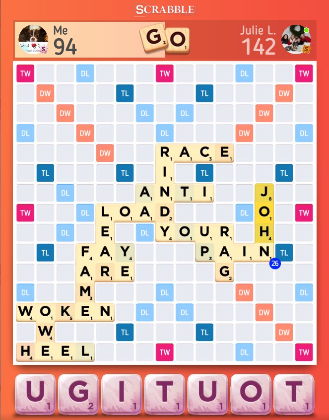 mrhunt02's tweet photo. Check out my Scrabble GO board! https://t.co/eYBriRfXxm https://t.co/qyi9ReMbqm