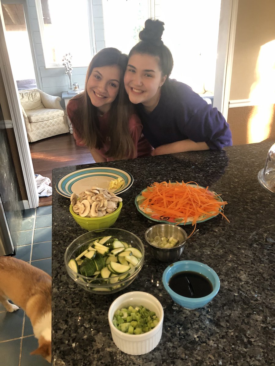 chrissacooks's tweet photo. I challenge you to join my family in cooking our way to cultural understanding π₯£π₯ Food functions as a universal language that can lead young minds on a delicious path of empathy & tolerance #SEL Tonight we explored Korean cuisine & made Korean beef bibimbap #MindfulKitchen https://t.co/nZlupINwRU