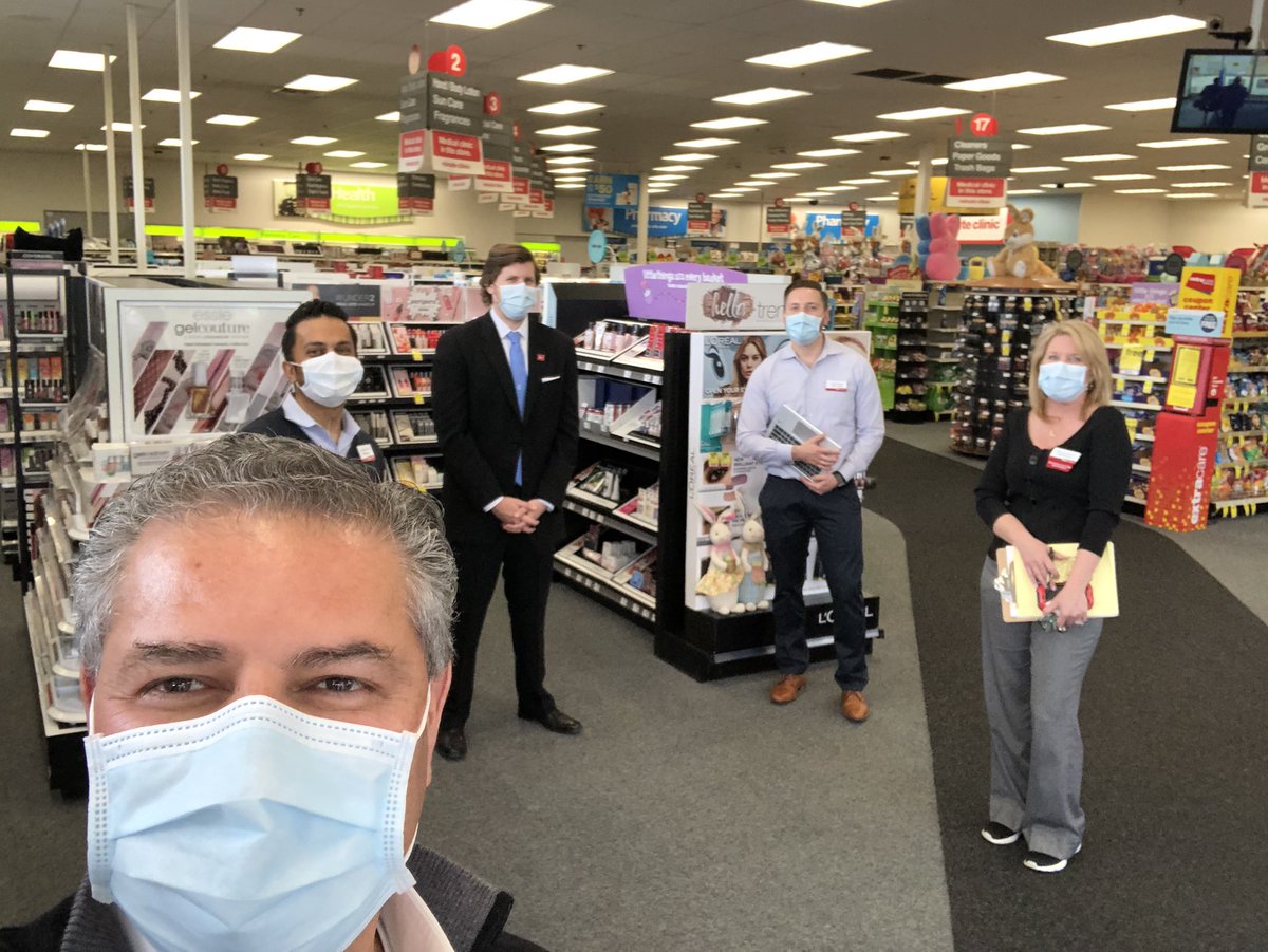 Great travels today at our future HealthHub store in Harrisburg NC. PM Alan and SM Rebecca are taking care of their colleagues who in turn are living our purpose. #humbled