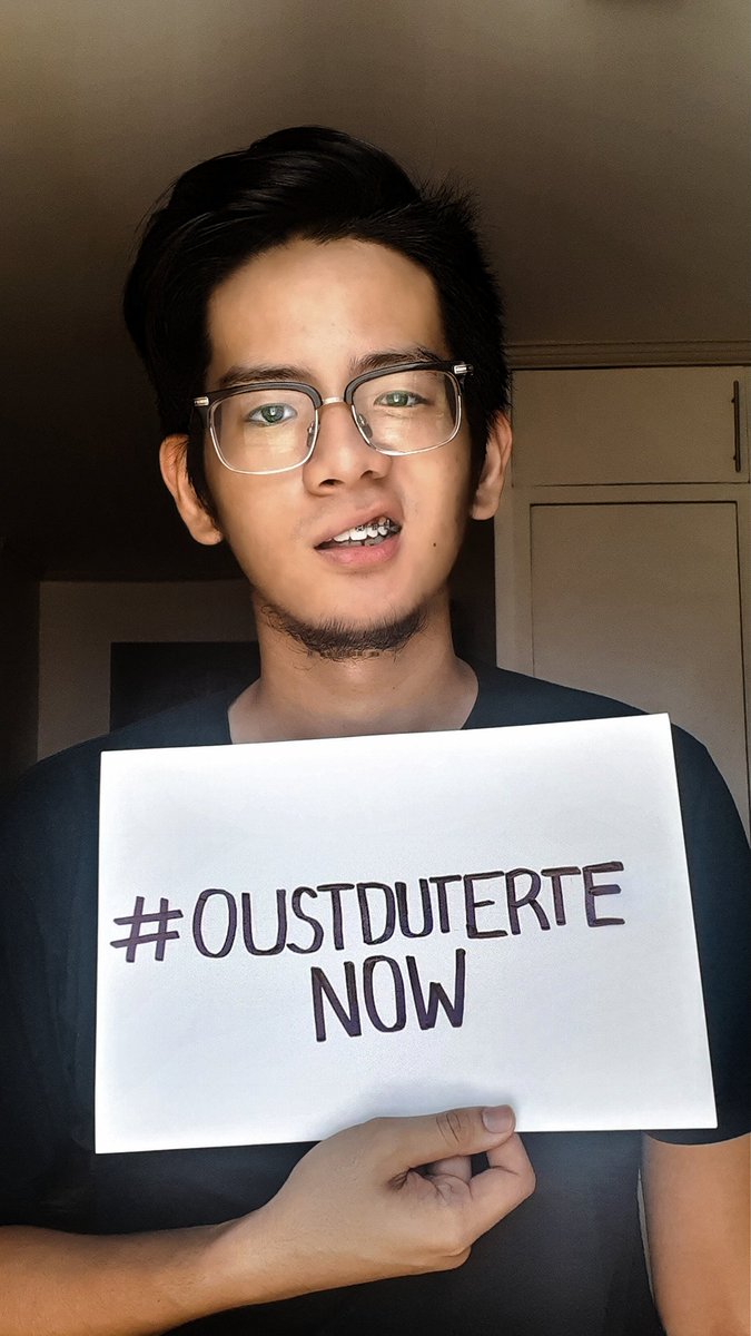 yungsabon's tweet photo. The D in Duterte stands for Duwag na Diktator.

We did it before and we are not afraid to do it again. The odds will never be in your favor. Galit na galit na ang taumbayan. 

Let's do this as an online protest #OUSTDUTERENOW https://t.co/Iv125PwqwR