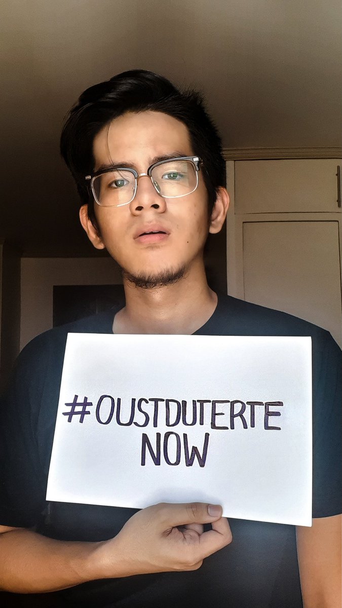 yungsabon's tweet photo. The D in Duterte stands for Duwag na Diktator.

We did it before and we are not afraid to do it again. The odds will never be in your favor. Galit na galit na ang taumbayan. 

Let's do this as an online protest #OUSTDUTERENOW https://t.co/Iv125PwqwR