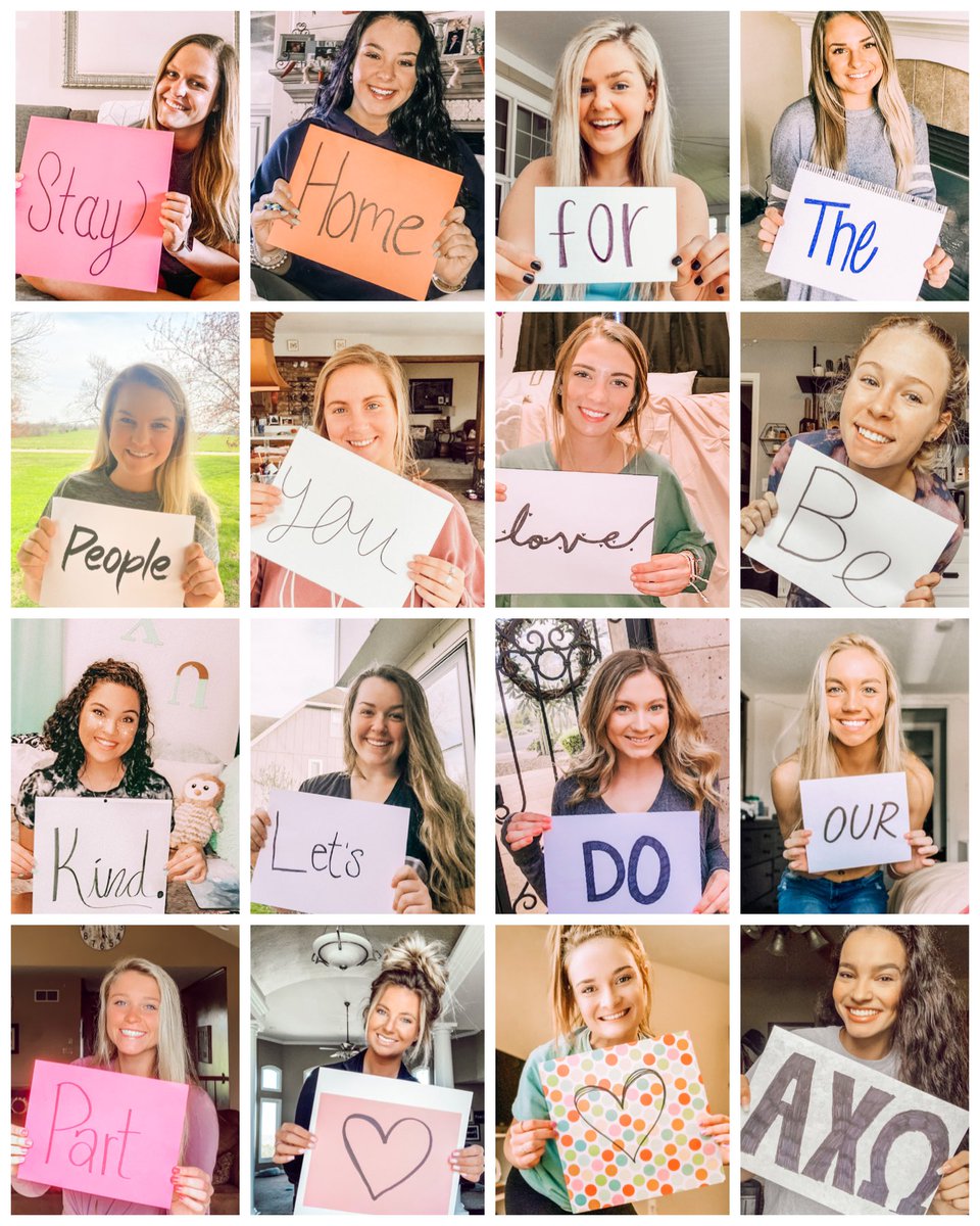 Stay home for the people you love. Be Kind. Let’s do our part. 💖 #flattenthecurve