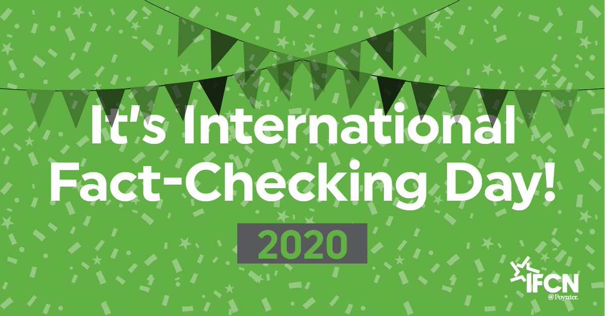 factchecknet's tweet photo. Ever wondered how fact-checkers do their work? Now you can learn a lot about it and find tips to debunk false content at 👉 https://t.co/4jyEN2VH4A. Happy #FactCheckingDay https://t.co/yTDds618r4