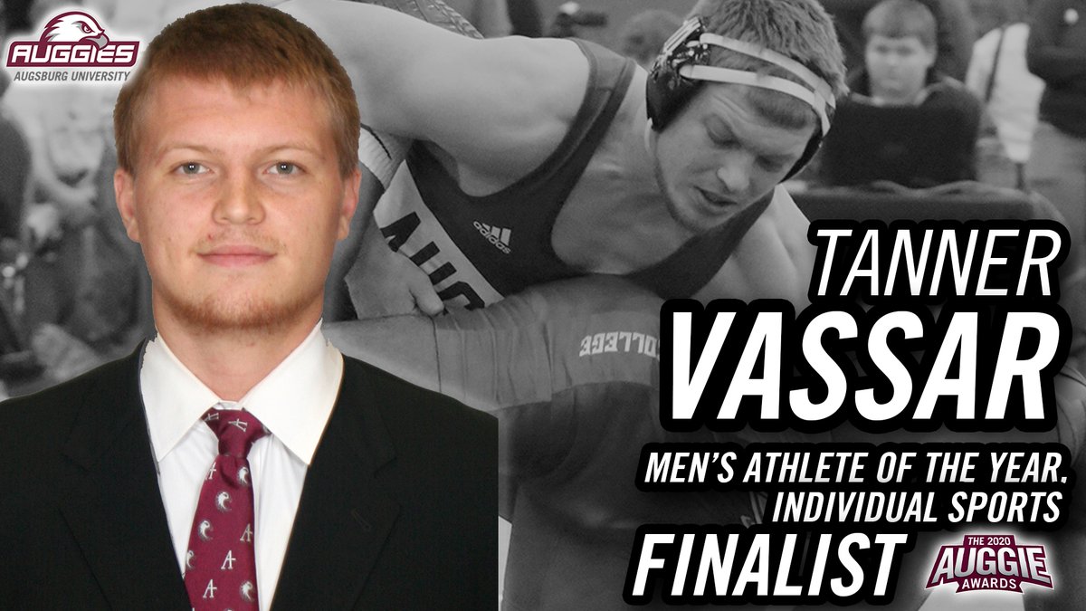 AugsburgAuggies's tweet photo. 2020 Augsburg #AuggieAwards Men's Athlete of the Year, Individual Sports finalists: Brett Buckingham (Golf), Ryan Epps (Wrestling), Tanner Vassar (Wrestling) &amp; Aaron Wilson (Wrestling)!

https://t.co/cmrrF0wYQS
#WhyD3 #AuggiePride https://t.co/HyfQeymsle