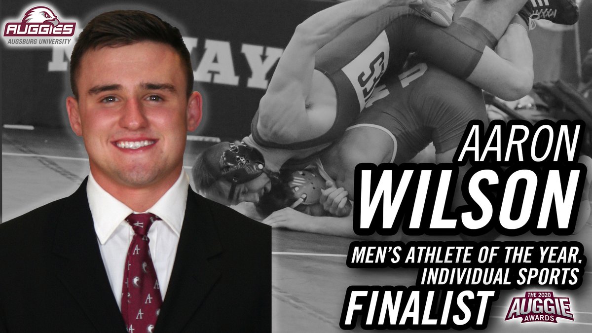 AugsburgAuggies's tweet photo. 2020 Augsburg #AuggieAwards Men's Athlete of the Year, Individual Sports finalists: Brett Buckingham (Golf), Ryan Epps (Wrestling), Tanner Vassar (Wrestling) &amp; Aaron Wilson (Wrestling)!

https://t.co/cmrrF0wYQS
#WhyD3 #AuggiePride https://t.co/HyfQeymsle