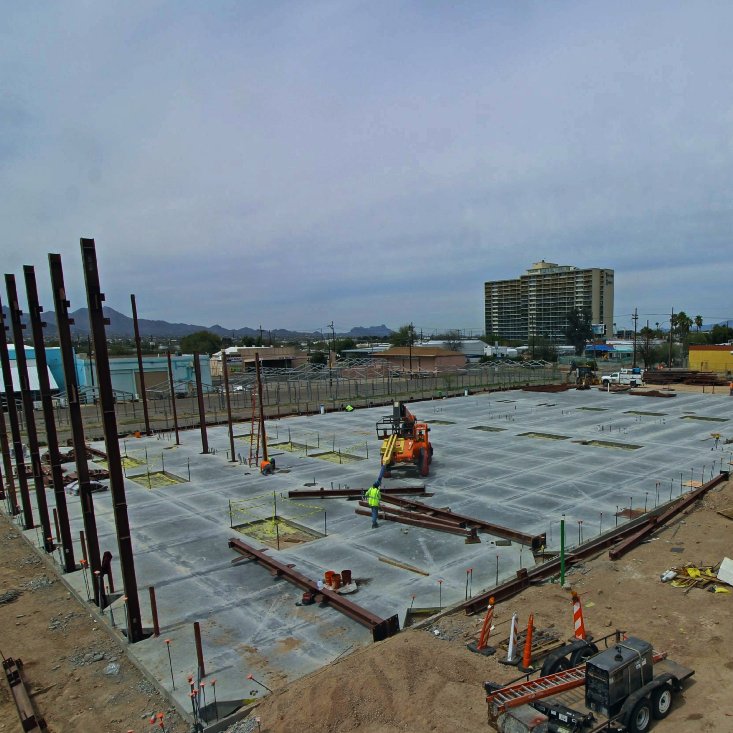 pimatweets's tweet photo. Progress on construction of Pima’s $12.5 million Automotive Technology and Innovation Center (Downtown Campus), set to open Spring 2021. @WorkforcePCC
#pimaautotech #pimadowntown #PimaCCWorkforce
#dlrgroup #chassebuildingteam #oxblue https://t.co/BKKWGMhCvs