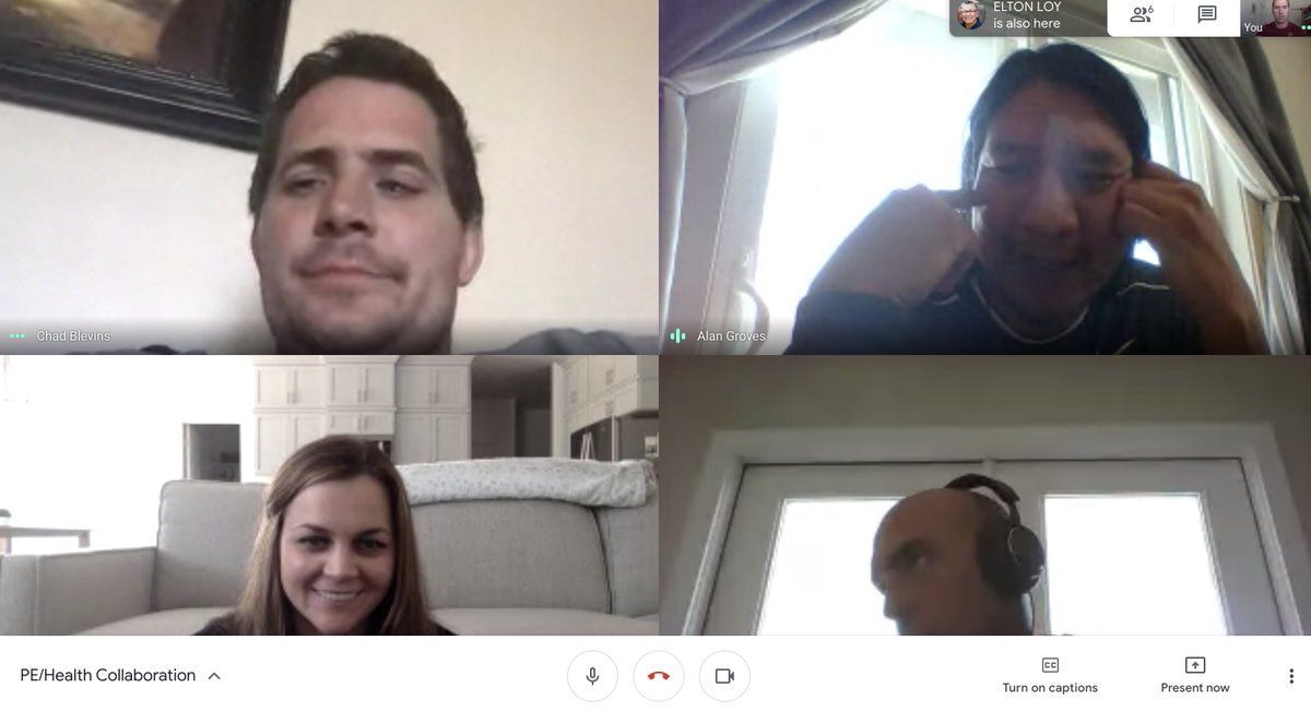 jdblanch's tweet image. I'm thankful for a PE &amp;amp; Health team that is excited to do a video chat discussing online learning, student needs, and teacher wellness. #ASDeveryONE #ASDShine