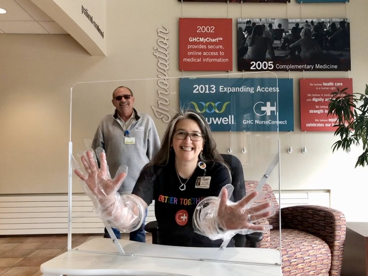 alison4WI's tweet photo. @somegoodnews @GeorgeTakei  Please retweet this thread and help us raise awareness about an Open Source idea for protecting health care workers. Let’s spark more innovation and volunteer spirit! Be well, from a pediatrician in Wisconsin https://t.co/bfd9Qb9jpS