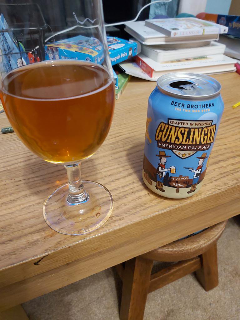 B_Ickringill's tweet photo. @BeerBrothersPR1 is gunslinger supposed to be flat? Tastes ok but lifeless.... https://t.co/HWffza2wsK