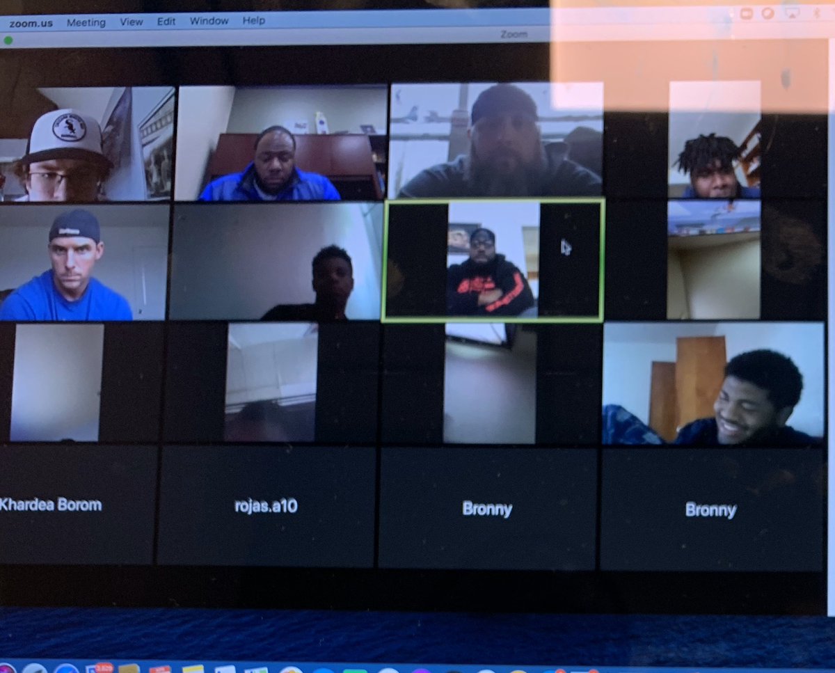 Today we hosted our first zoom meeting with our players. It was good to see everyone and can’t wait until we can get back together. I am excited about the 2020 season!