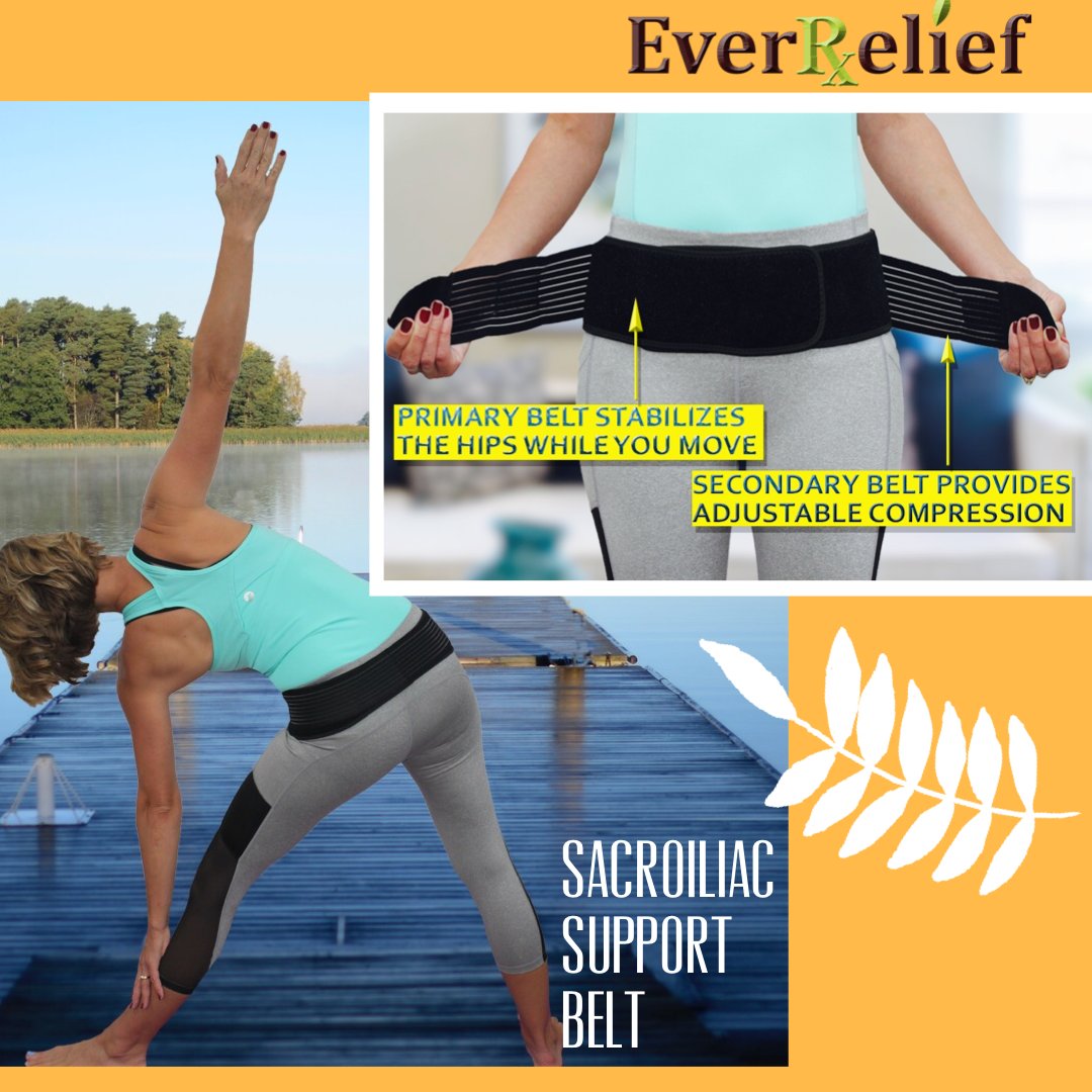 EverRelief's tweet photo. Sciatica Pain😡Relief at Home🏠 Stay where you are and alleviate joint pain and the symptoms of sciatica with the EverRelief SI Belt. It provides pelvic support to stabilize hips and helps ❌reduce 🔥inflammation🔥 #EverRelief https://t.co/uNreNQeTUI