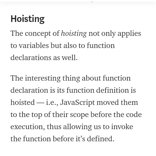 jjyepez's tweet image. #DEVtip: Hoisting en la declaracion de funciones. #jsFullstack