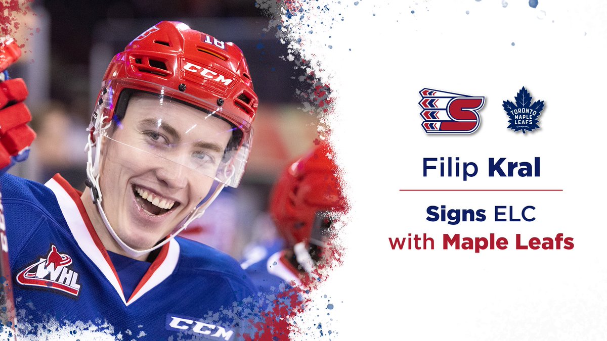 📃✍️ SIGNED 📃✍️

Chiefs D Filip Kral has signed a 3-year ELC w/ the <a href="/MapleLeafs/">Toronto Maple Leafs</a>.

Congrats, <a href="/kralf1/">Filip Král</a>!

📰 | bit.ly/2WYWKKi

#GoChiefsGo #OnceAChief