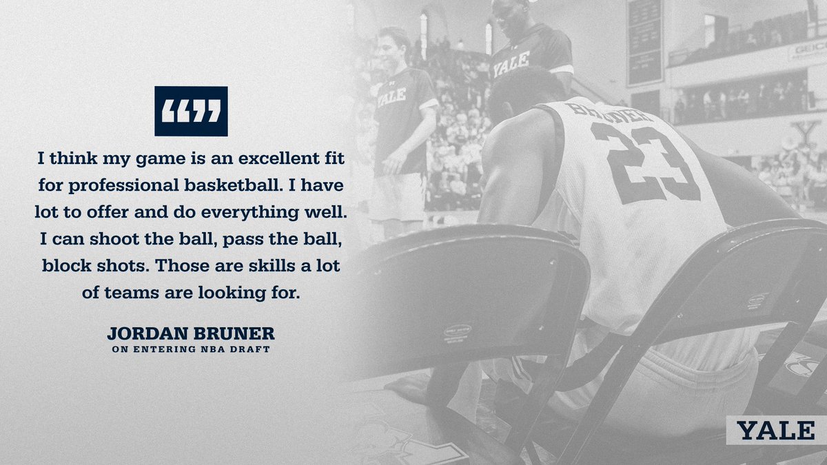 Paul Atkinson &amp; Jordan Bruner Announce Intentions to Enter <a href="/NBA/">NBA</a> Draft! Both student-athletes retain eligibility.

READ ➡️ bit.ly/39zbVNc

#ThisIsYale | #NBAdraft