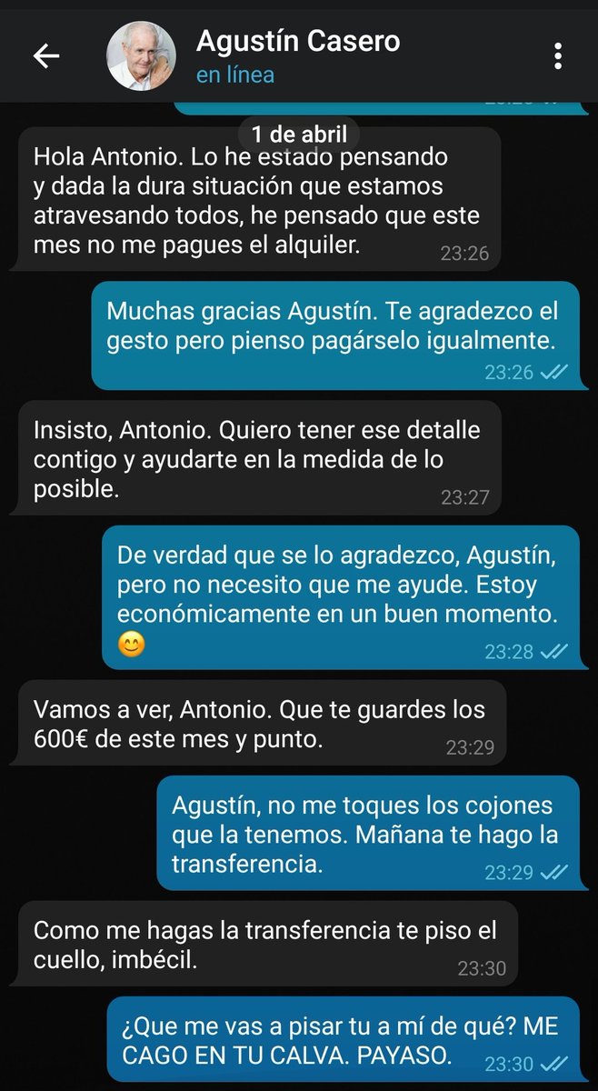 Serjfield's tweet photo. Se me ha caído una lagrimilla con mi casero. https://t.co/QZAwClsnN8