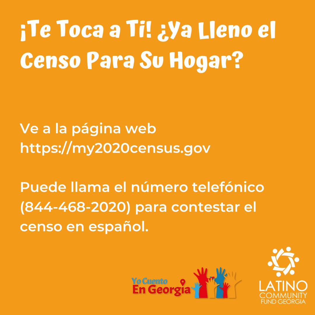 GSU_LASA's tweet photo. Happy Census Day! 
Make sure that you participate in the 2020 census to ensure that the proper resources &amp; services are allocated to our communities! #CensusDay https://t.co/A8WbNJhi0j