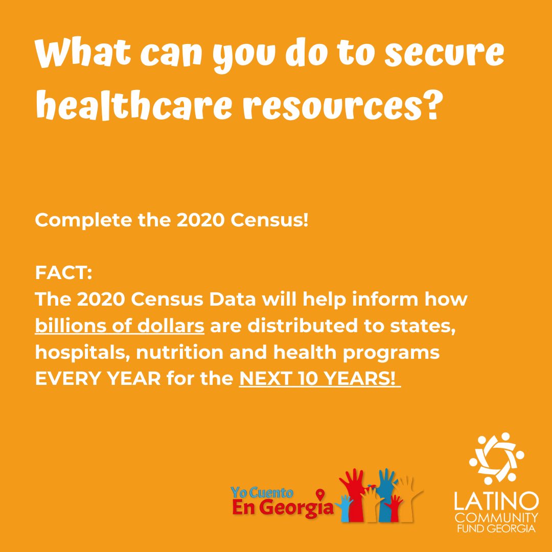 GSU_LASA's tweet photo. Happy Census Day! 
Make sure that you participate in the 2020 census to ensure that the proper resources &amp; services are allocated to our communities! #CensusDay https://t.co/A8WbNJhi0j