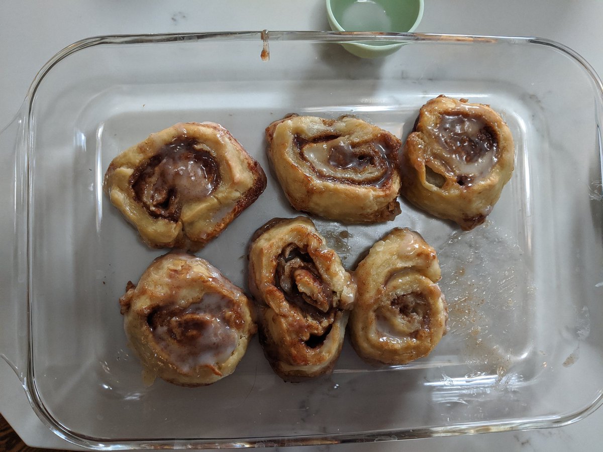 patlikestotweet's tweet image. Logan and I decided to learn how to bake! And these cinnamon rolls taste as bad as they look! 

#success #blessed #needtogetout