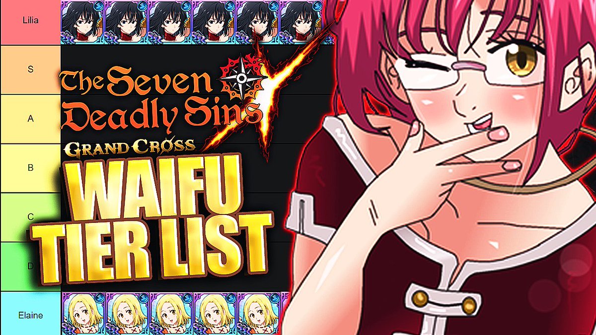 Grand Cross' Waifu Tier List (Re-Upload FULL 4k60fps). 