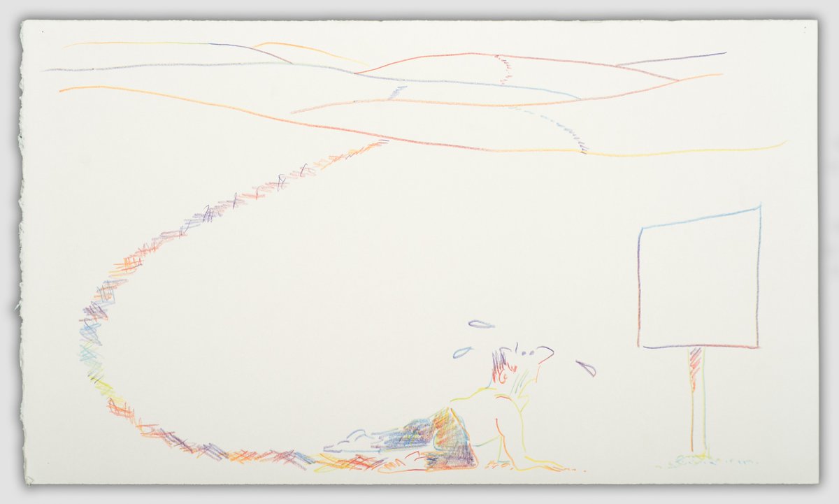 TFW when you get to Target to get toilet paper, only to find they are sold out.

A little levity for your April Fool’s. Hoping all of you are safe and healthy.

Image:
Bettina Hubby
"Long awaited sign", 2018
Rainbow pencil on gray Magnani Pescia paper
15 1/8 x 24 3/8 in

#tfw