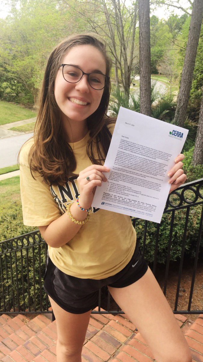 MrsJacksonDFHS's tweet photo. In case you missed the long roll-out of my 3 Teacher Cadets who have been awarded the prestigious Teaching Fellows Scholarship, let me recap: Kaylee received it for Anderson Univ; Spencer got it for Coastal Carolina, and Nya will be at @UofSCEducation. Join me in applause 👏🏻👏🏻👏🏻 https://t.co/NycxzmkvPN