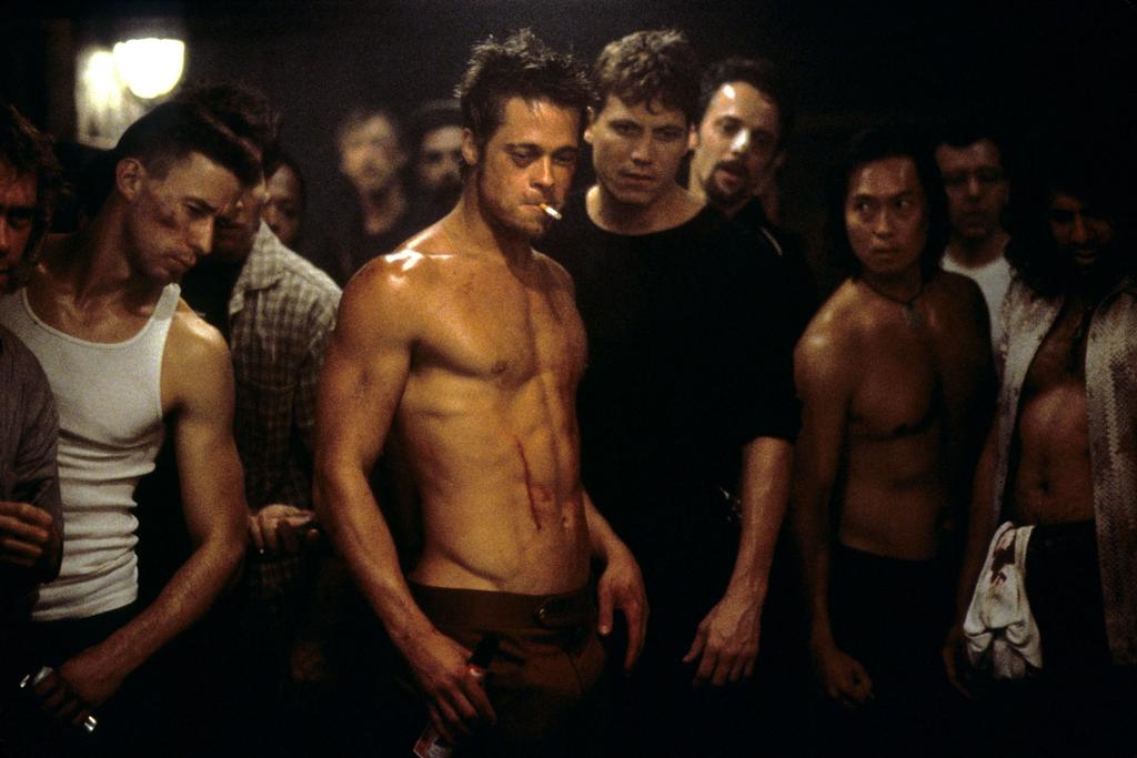  #Fightclub (1999) a wild ride...it's really well crafted and enjoyable, disturbing and brutal. It gets better every time i rewatch it. The performances are phenomenalBut remember The first rule of Fight Club is: You do not talk about Fight Club.