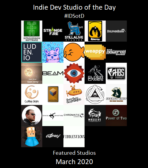 sinwyrm's tweet photo. Indie Dev Studio of the Day : March 2020 Recap
Last month I featured 28 different #indiedev outfits who bring us the games we all know & love.
Give them a shout-out & let them know how much they are appreciated.
#IndieDevWorldOrder #indiedevhour #IndieGameDev #IDSotD #gamedev https://t.co/FZtSrkpTBB