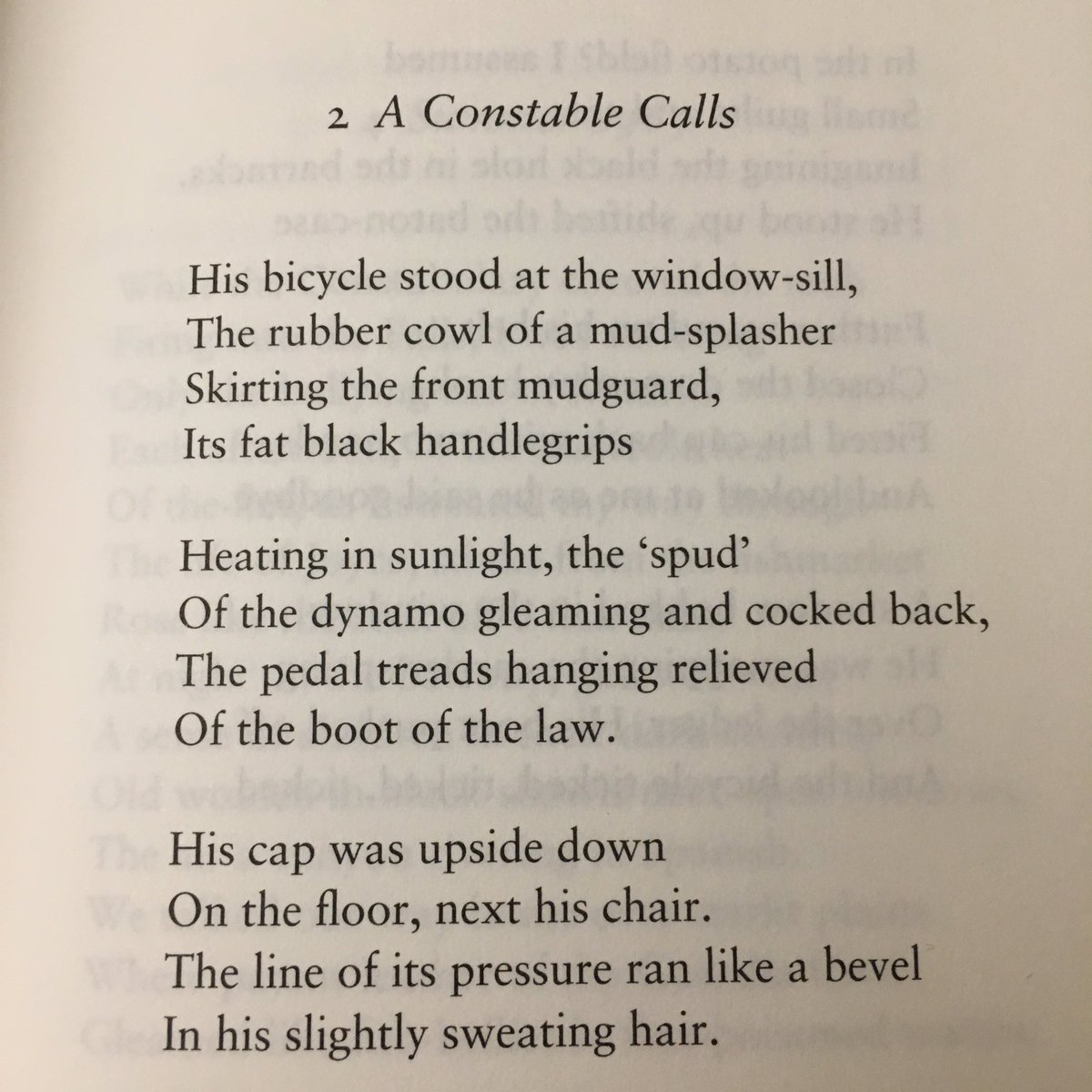 constable calls poem