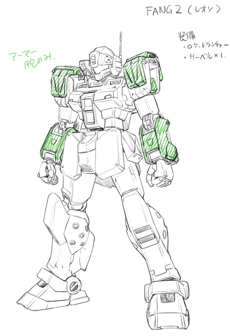 「ホワイト・ディンゴ」最終決戦用ジムスナⅡ(レオン機)。
腕部のみアーマー装着です。
#コロ落ち 