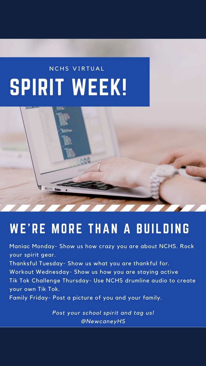 kcauley_pvms's tweet photo. Workout Wednesday! Let’s go spirit week @NewCaneyHS #realSweat #SoTired https://t.co/xWzi5u4MMa