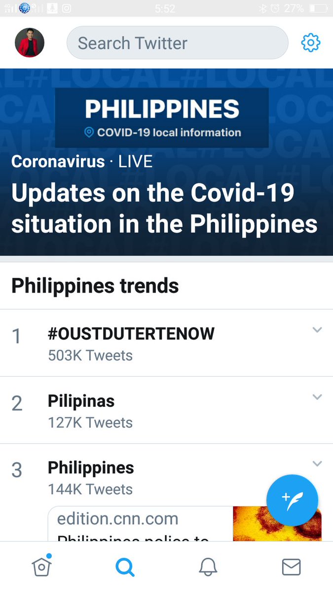 dyet_rkeza's tweet photo. from last night until 5:53am 

no.1 PH Trends
no. 3 Worldwide Trends

#OUSTDUTERTENOW https://t.co/GCsIilny6O