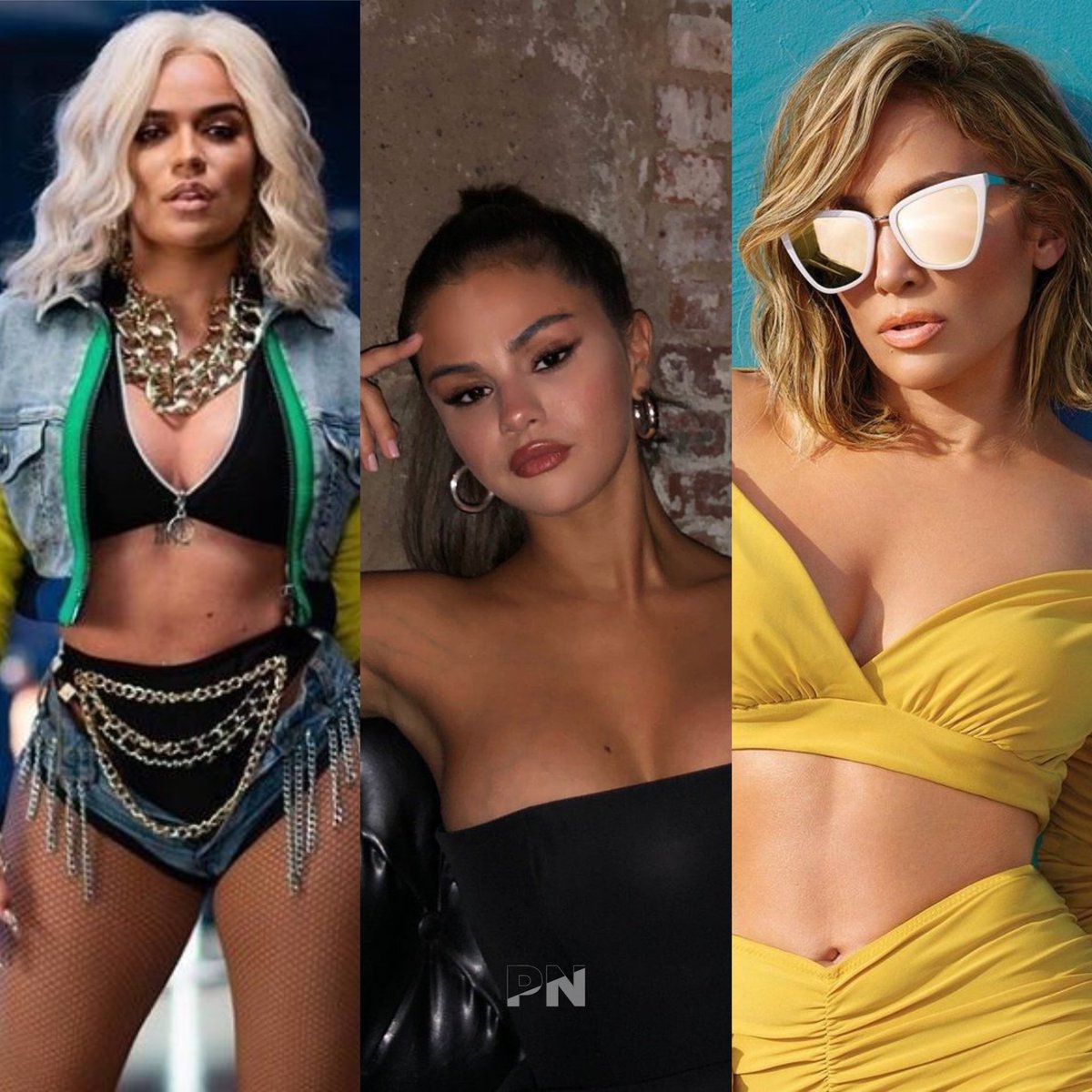 sitepopnet's tweet photo. Vem aí | Em Stories ja apagado, Karol G aparece editando uma nova música e no título da para ver o nome de Jennifer Lopez e Selena Gomez. Seria esse o novo smash latino? https://t.co/6tSCP8neJq