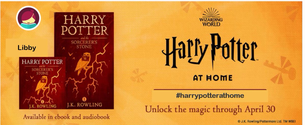 shpl's tweet photo. Unlock the Magic of Harry Potter with Libby! #harrypotterathome https://t.co/OCc0CSbfbI