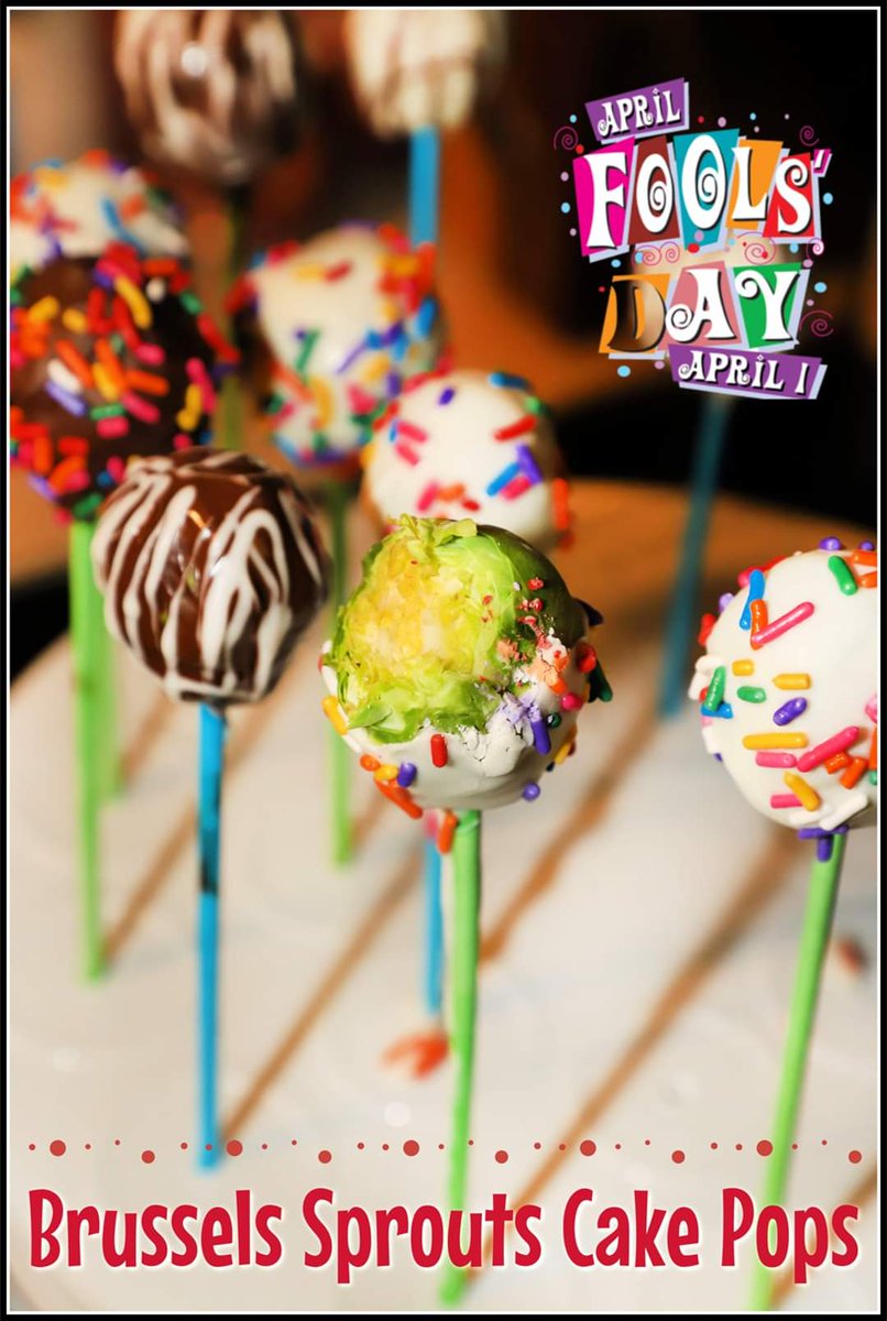 For our April Fool's Day family prank I made everyone's favorite treat: cake pops! But instead of rich and delicious cake and frosting, I dipped Brussels sprouts and coated them with melted chocolate and sprinkles! #AprilFoolsDay  #AprilFools  4theloveoffoodblog.com/2019/04/brusse…