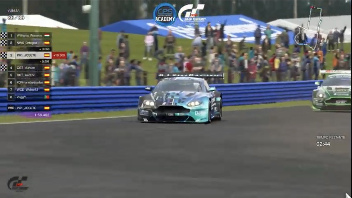 PRoneMotorsport's tweet photo. P3 en la #GTSportCrew de @PaddockCES 

Carreron tras todo lo sucedido en Mount Panorama! Hoy hemos tenido de todo, pero los grandes se rehacen para seguir luchando!

P3 @Jose_Serrano_16 

@tyrelastic @MacisaMotor @Bjsimracin1 @AsturSimRace @6Kskin @MiguelCampano @JsbPerformance https://t.co/rmQL6DjCZK
