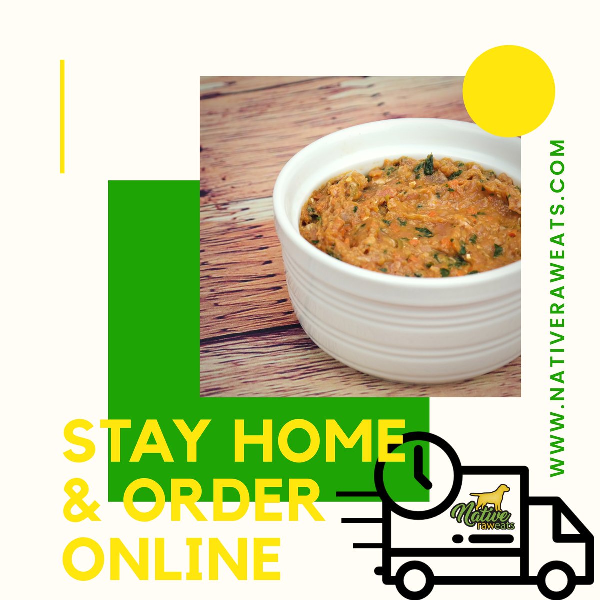 native_raw's tweet image. We are here for you during these hard times. We also are taking every measure possible to keep our customers safe during #COVID19 #dogfood #delivery #fooddelivery