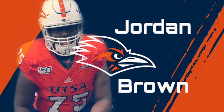 Joel @ UTSA (@utsarowdy) on Twitter photo Class of 2020 OL Jordan Brown (<a href="/JordanBrown2020/">Jordan brown</a>) from Manvel HS in Manvel, TX has committed to <a href="/UTSAFTBL/">UTSA Football 🏈</a>! #BirdsUp Class of 2020 OL Jordan Brown (<a href="/JordanBrown2020/">Jordan brown</a>) from Manvel HS in Manvel, TX has committed to <a href="/UTSAFTBL/">UTSA Football 🏈</a>! #BirdsUp