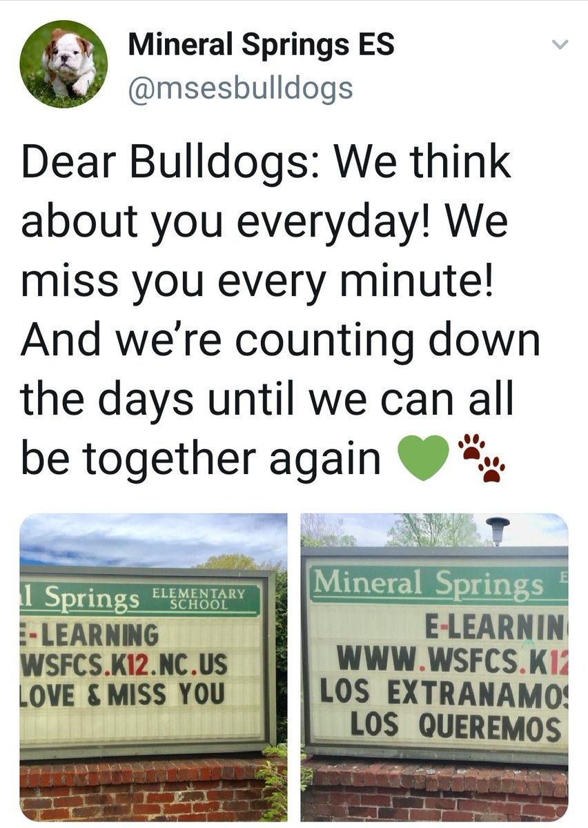 HunterLarnitha's tweet photo. Missing our Bulldog family as we build stronger families and communities! https://t.co/ugkAvhp4EH