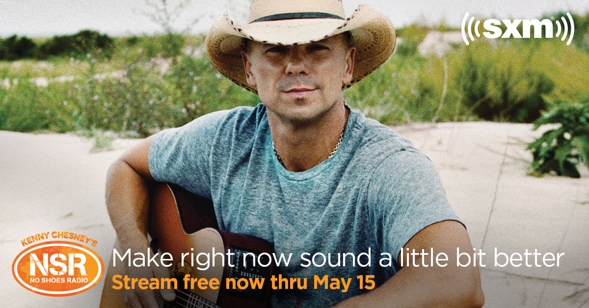kennychesney's tweet photo. Listen to @noshoesradio on @SIRIUSXM for free now until May 15. https://t.co/pW7xCg8HuN https://t.co/fTVBYTsTm7