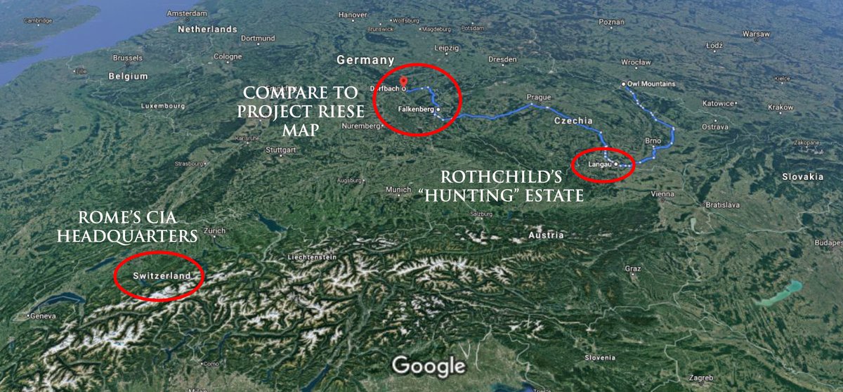 61. LOOK AT THE LOCATIONLook at how close to SwitzerlandLook at how close to the Rothschild's "Hunting" Estate they auctioned off in 2018 after owning it for 143 YEARS! https://www.mansionglobal.com/articles/rothschild-family-sells-large-austrian-hunting-estate-87753