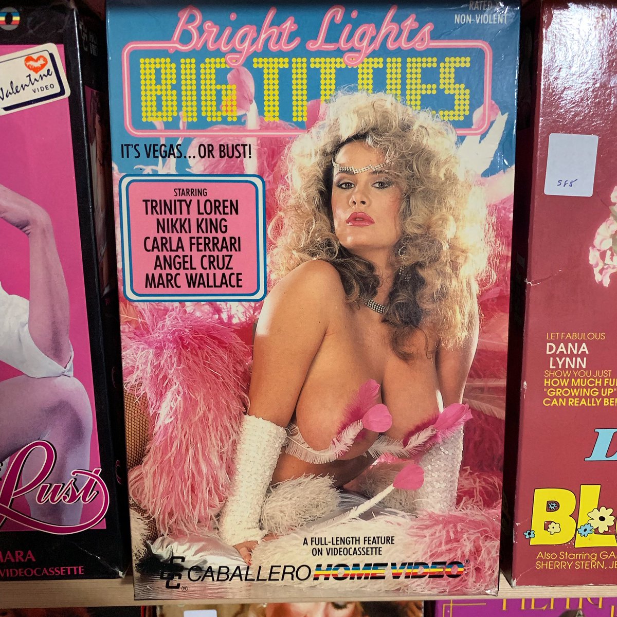 VideoClimax's tweet photo. Bright Lights Big Titties (1988) #trinityloren #angelcruz #80sporn #vhsporn #goldenageofporn https://t.co/UtryhmIsBP