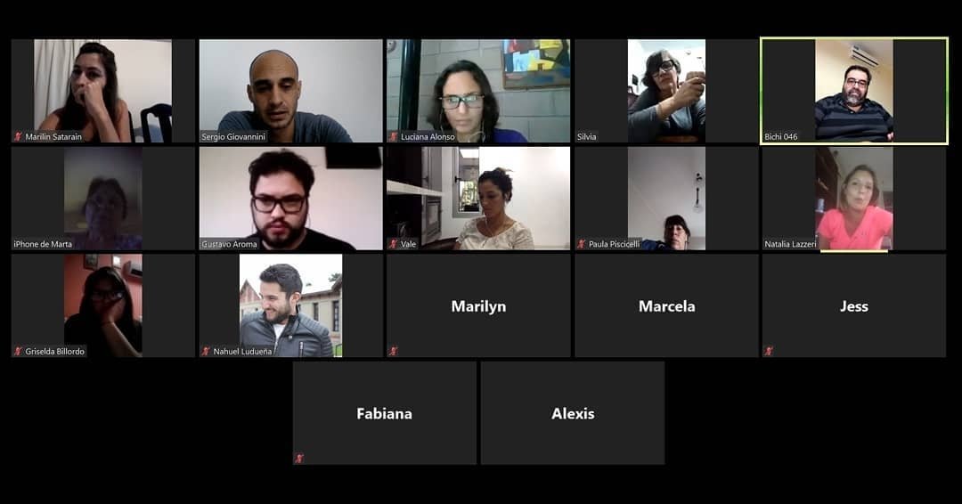 SAGiovannini's tweet photo. En medio d la #Cuarentena x #COVID_19, realizamos una 1° reunión online d la @mesa_por conformada x Oficinas d Empleo Municipales del país.

#OficinasDeEmpleo #Repro #ProgramaJóvenesConMásyMejorTrabajo #Promover #SeguroPorDesempleo #IngresoFamiliarDeEmergencia  #Despidos https://t.co/3kA8XEwQYX