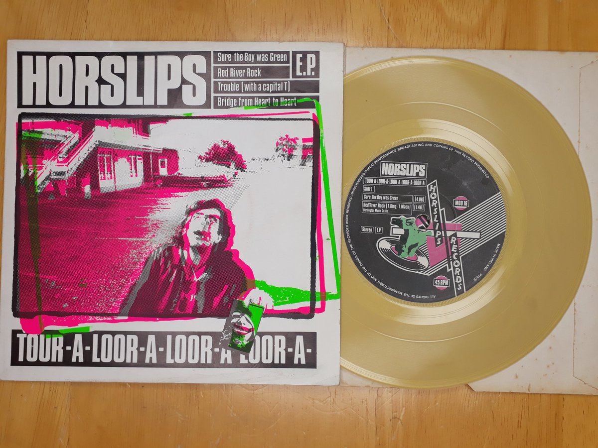THorslips's tweet photo. Here's that "Tour a Loor EP" with Red River Rock recorded Cleveland, Ohio. Alan MacKenzie (pic below) is cited on the sleeve. 

The Red River marks the border between Texas &amp; Oklahoma. The schedule says Horslips crossed it to play Tulsa near Oklahoma city April 2nd 78. https://t.co/X51SlzvFAV