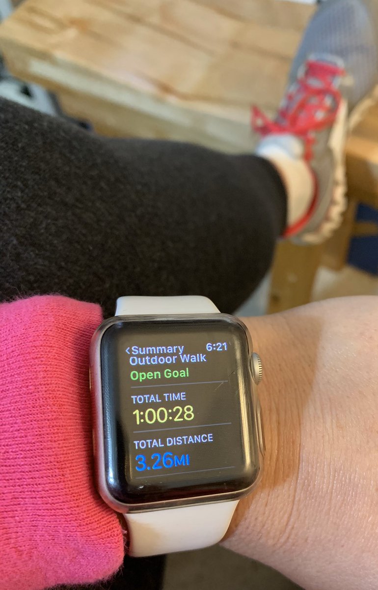 sosebees's tweet photo. When we can’t walk the halls of the school, I walk my neighborhood. Gotta keep moving! @HMSMustangPride #HMSTelePRIDE #FCSrising https://t.co/qkIJ19d8t2