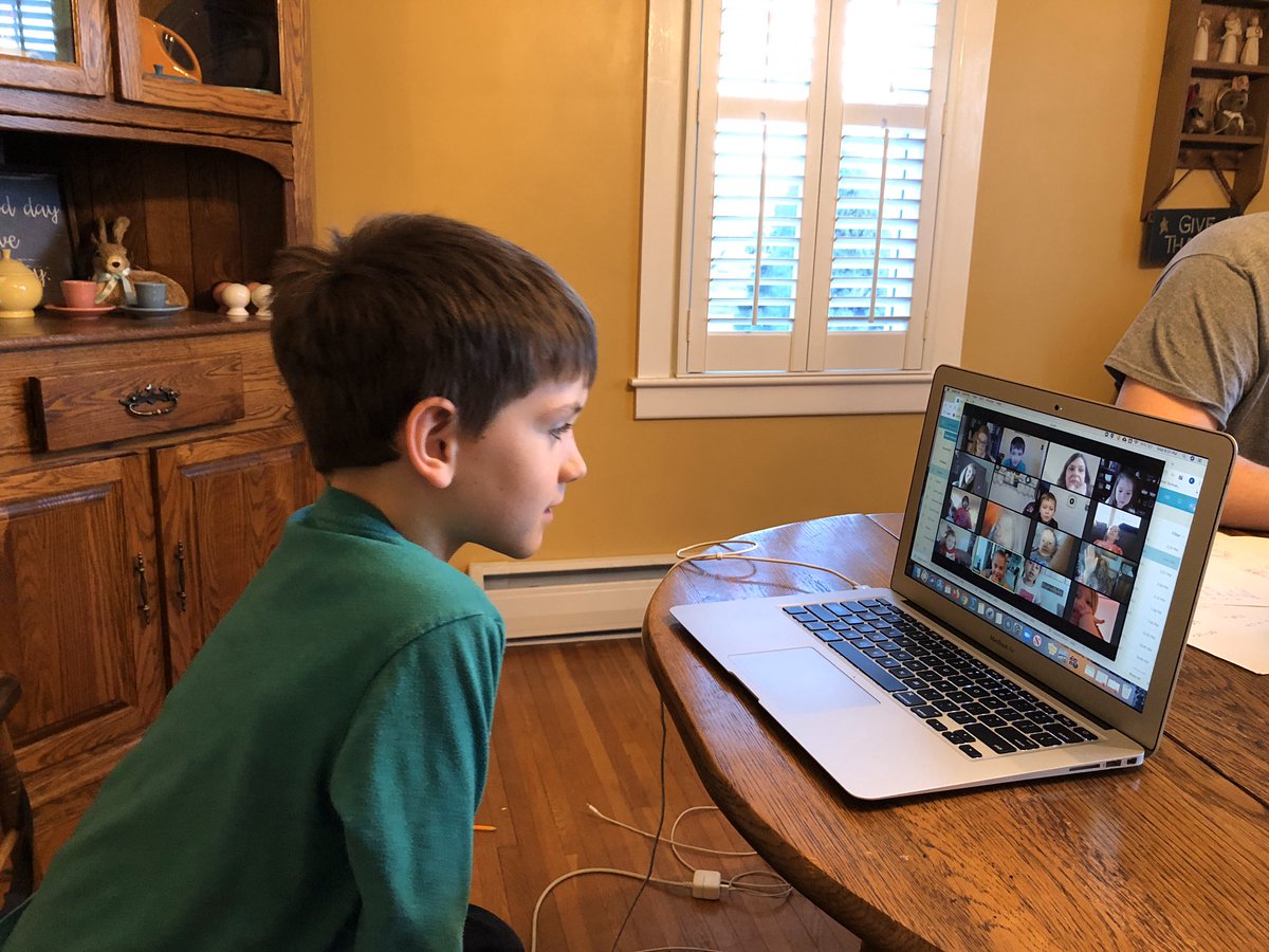 Will got to visit with Mrs. Eyster and classmates on zoom!❤️<a href="/SGASD_SGE/">Spring Grove Elem</a>