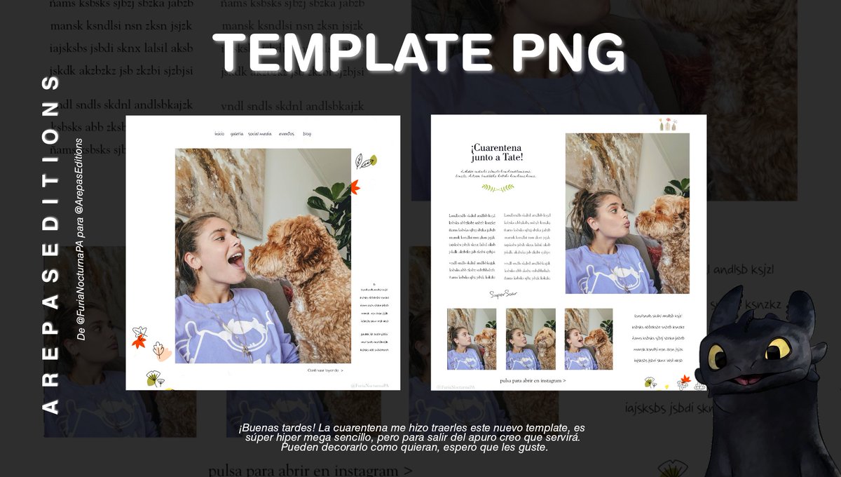 🐖 | TEMPLATE PNG 

Cuarentena con c de... ¿Cómo se supone que sepa lo que está de moda si no estoy en fake? Espero haberme actualizado un poquito y que les guste este sencillo template que hice. 🌱

•MG si utilizas 
•Hecha por: <a href="/FuriaNocturnaPA/">Scar.</a>
•Link: drive.google.com/folderview?id=…