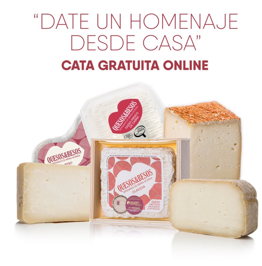 Los amigos de <a href="/quesoybesos/">Silvia pelaez</a> (Silvia y su marido) dan cada sábado a las 20:00 una CATA DE QUESOS 🙌 ¡Desde #Jaen para el mundo! 👏👏 
Y No nos las pensamos perder!!

Enhorabuena por vuestro trabajo y que viva Andalucía.
👇
instagram.com/p/BpuvfGMh_g6/…